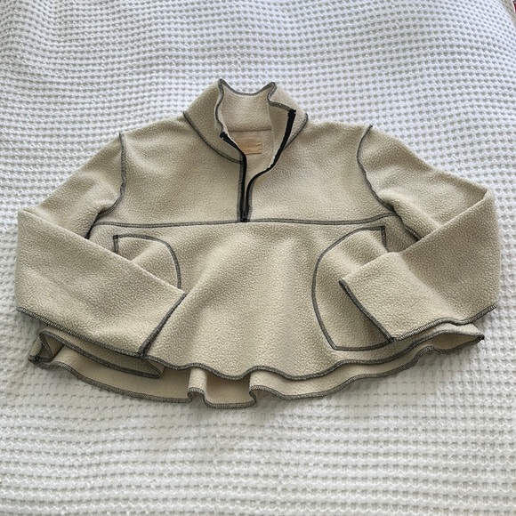 Urban Outfitters Fleece Peplum - Picture 1 of 4
